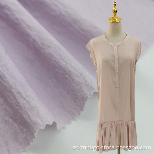 Cotton Rayon Tencel Fiber Dobby Shirt Cloth Fabric